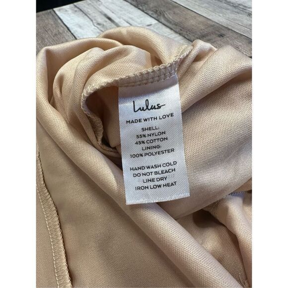 Lulu’s Unlimited Love Lace Trumpet Midi Dress Dusty Pink Wedding Europe Size XL - Picture 8 of 8